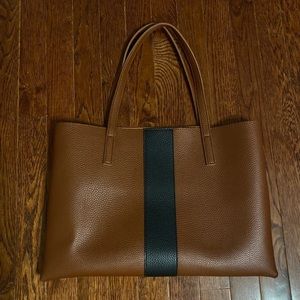 Vince Comuto burgundy tote